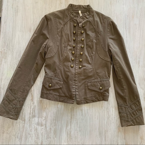 WILLOW AND CLAY | olive green jacket size large - Picture 12 of 13